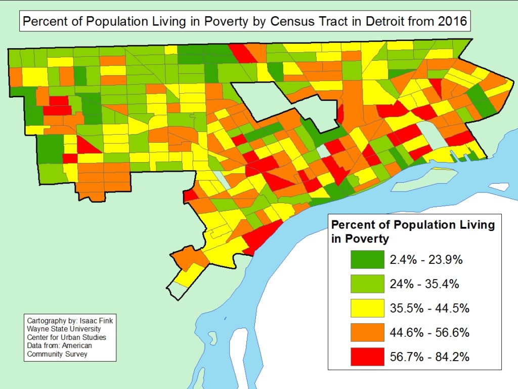 Michigan Poverty Drawing Detroit