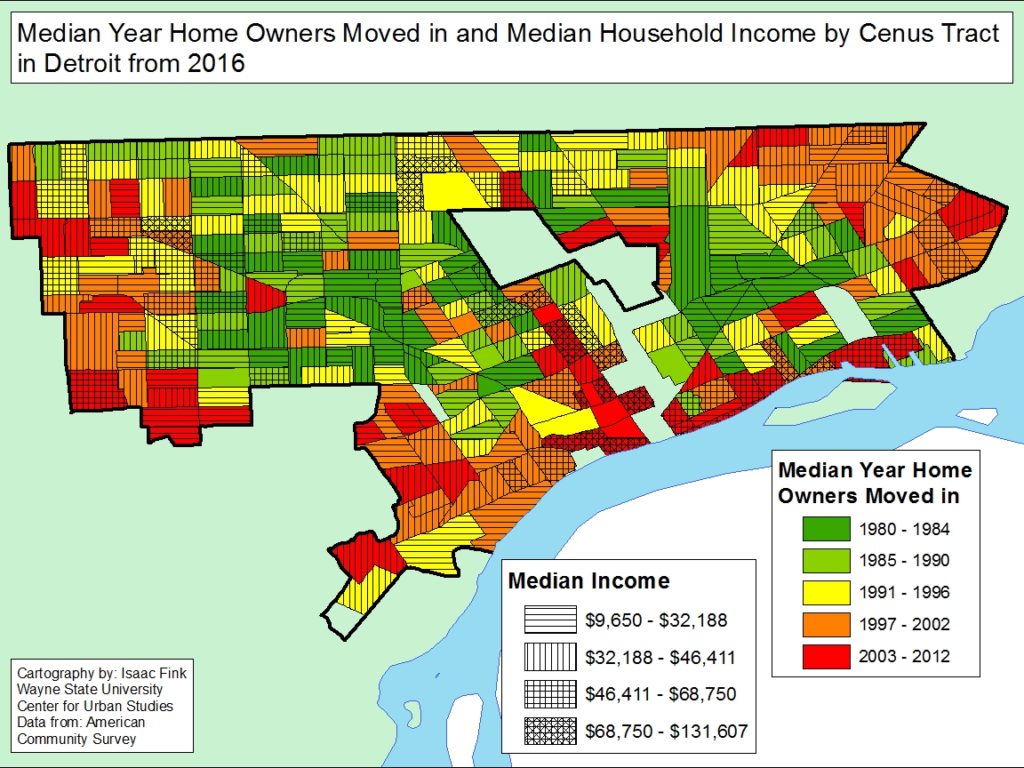 Higher Households Moving Into Select Neighborhoods in Detroit