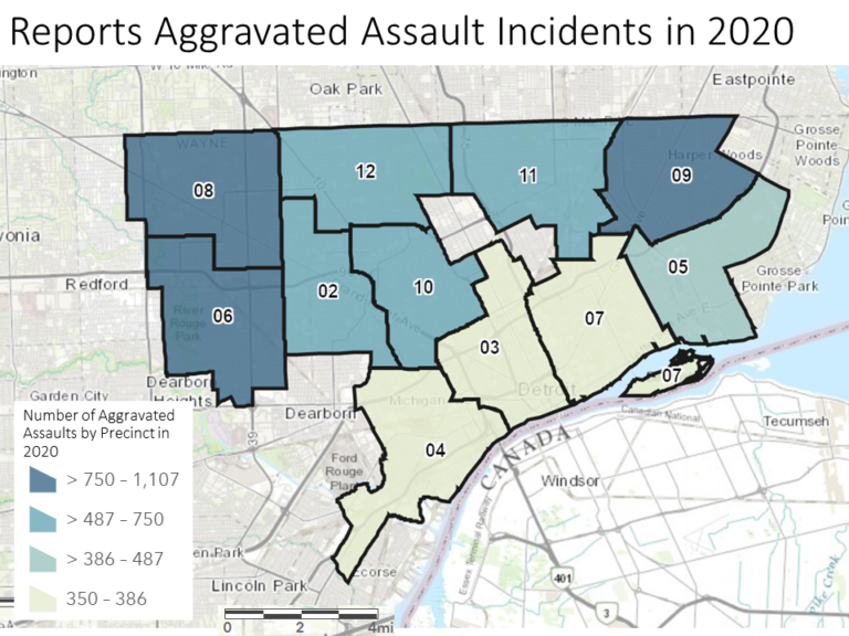 Certain Detroit Crime Incidents Decrease In 2020 | Drawing Detroit